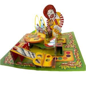 Vintage 1984 McDonald's Playland Parker Brothers Funburst 3D Board Game